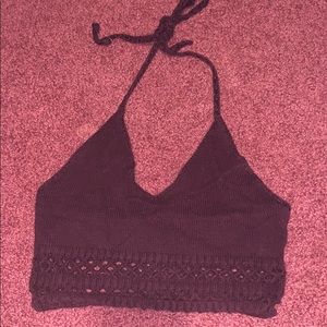 Halter crop top